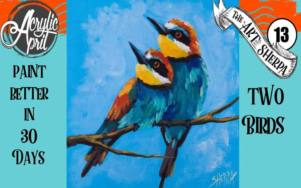 Step by Step Bird Painting Tutorial