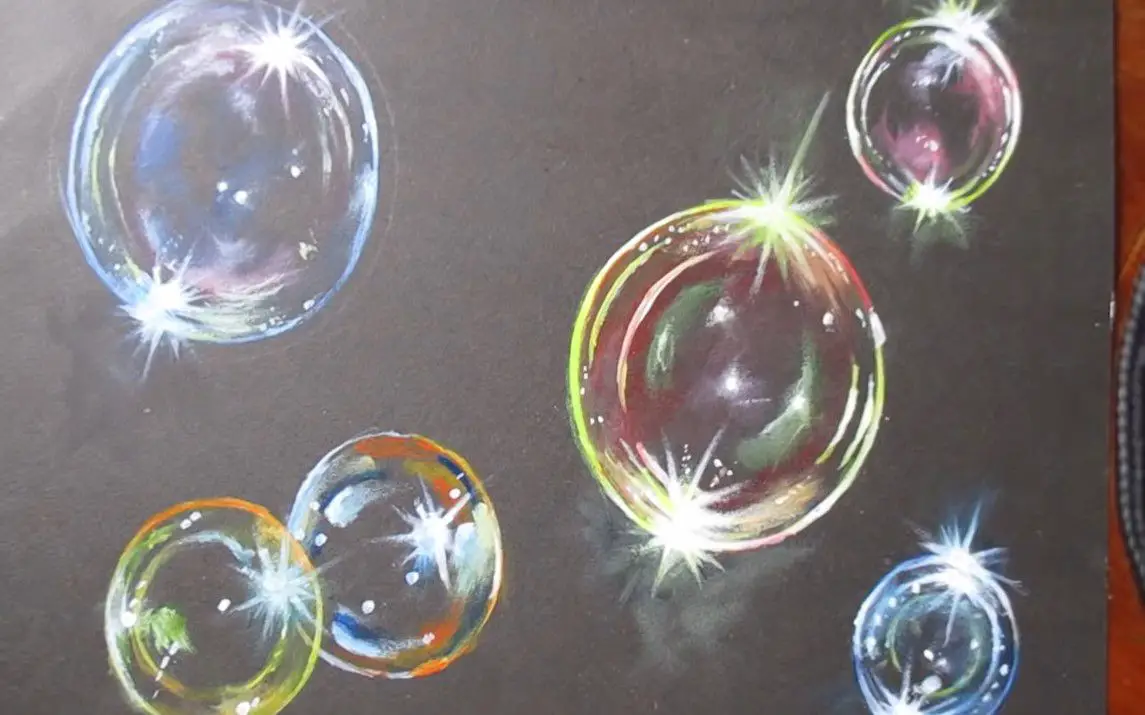 Realistic Bubble Painting