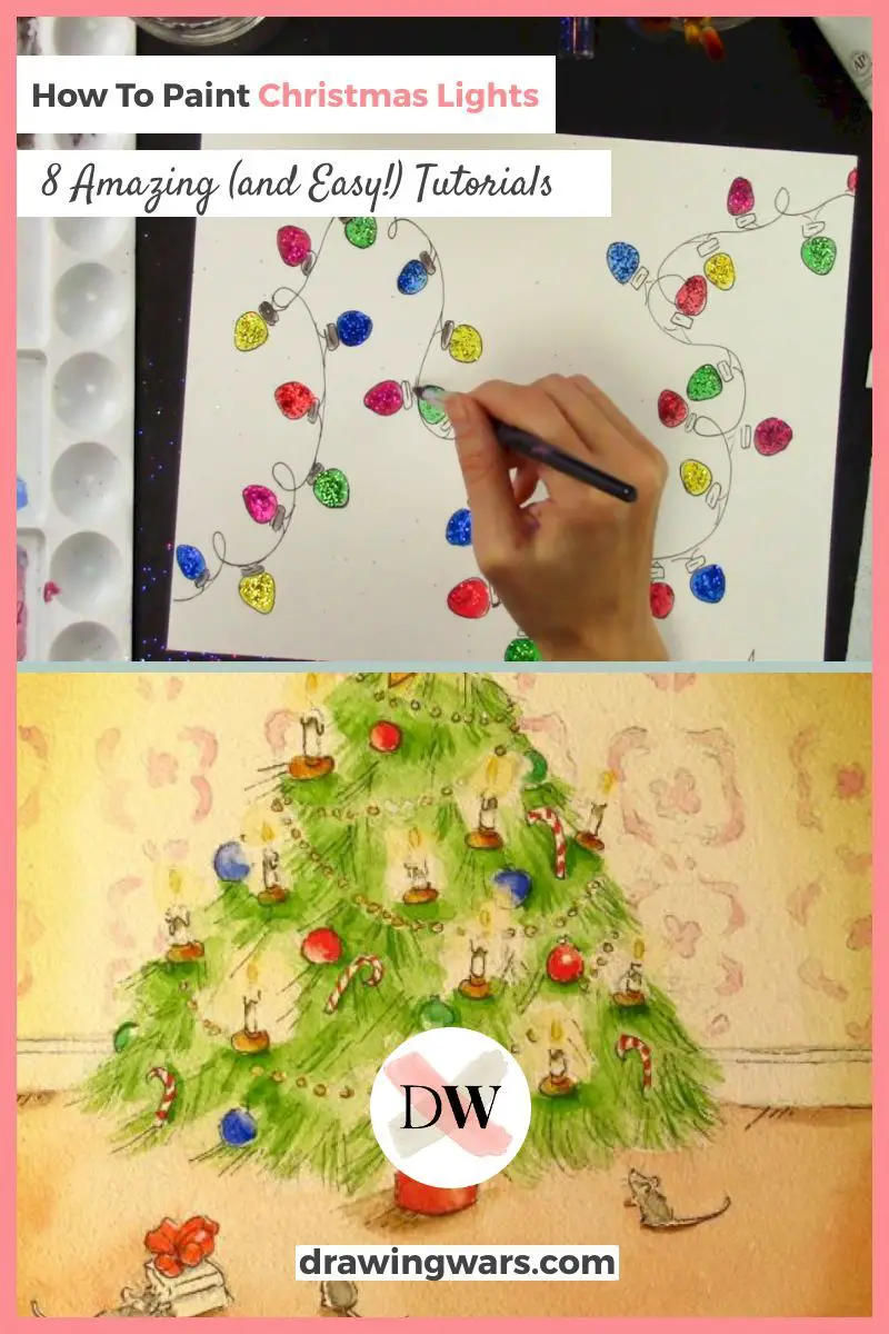 How To Paint Christmas Lights! 7 Amazing (and Easy!) Tutorials Thumbnail