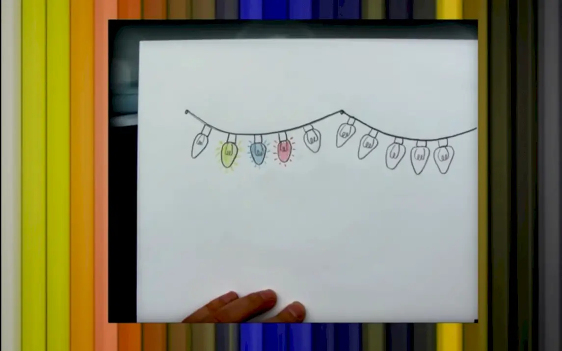 Drawing Amazing Christmas Lights