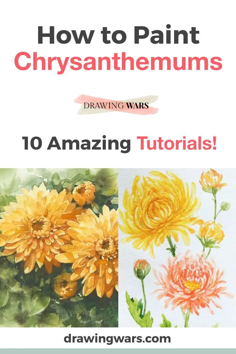 How To Paint Chrysanthemums: 10 Amazing and Easy Tutorials! Thumbnail