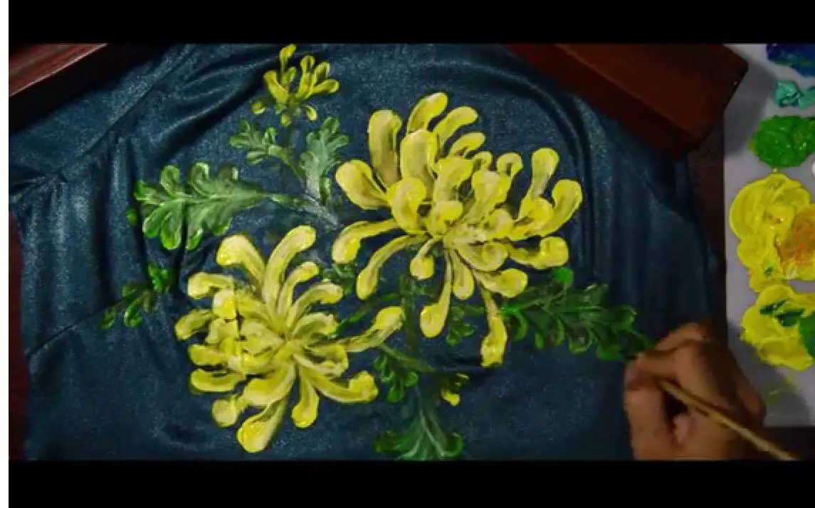 Quick and Easy Chrysanthemum Painting