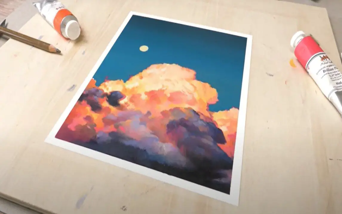 How I Paint Glowing Clouds by Alpay Efe