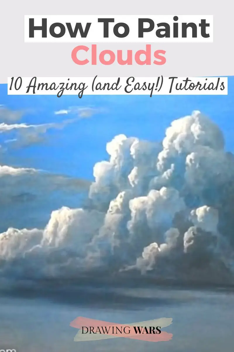 How To Paint Clouds: 10 Amazing and Easy Tutorials! Thumbnail