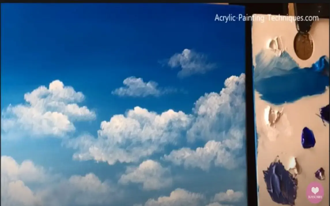 A realistic view of Majestic White Clouds