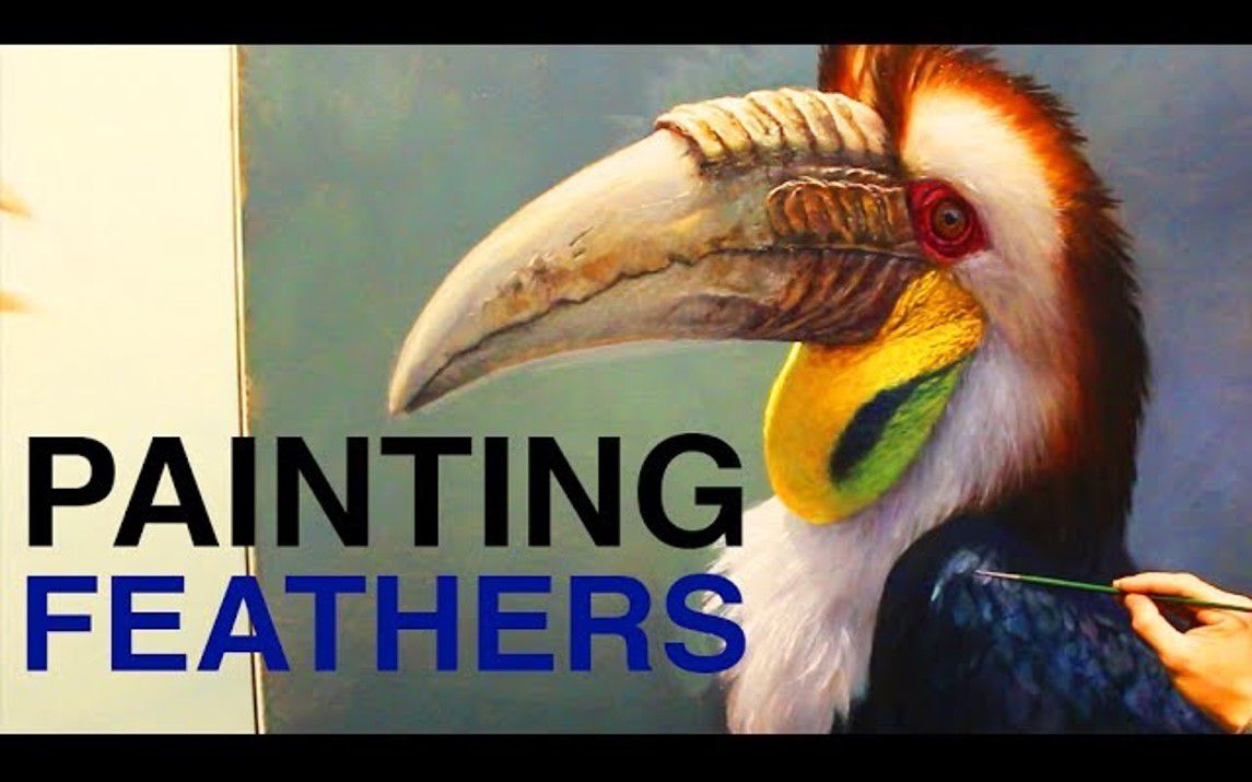 Detailed Feather Painting Tutorial for Experts