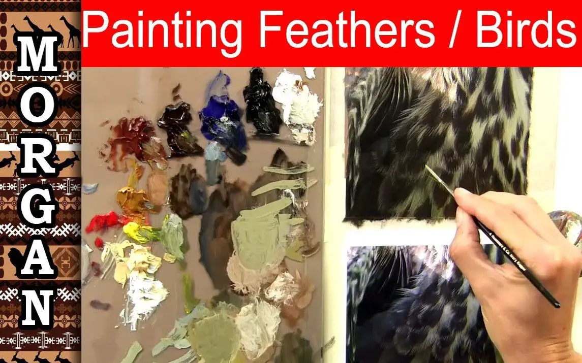 Painting Realistic Bird Feathers in Oil