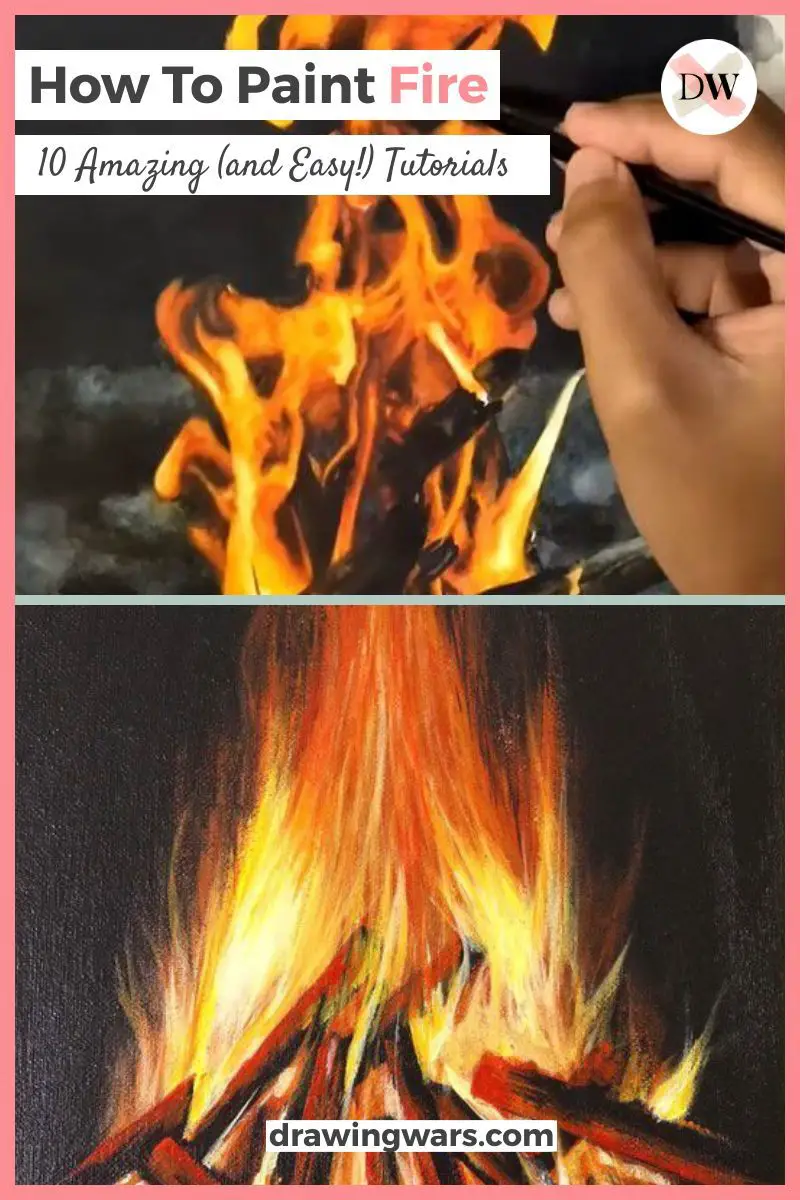 How To Paint Fire: 10 Amazing and Easy Tutorials! Thumbnail