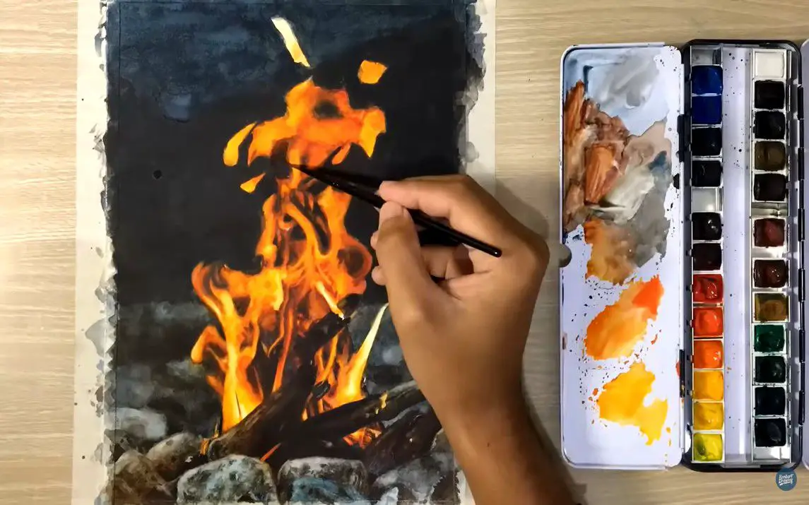 Painting Fire with Water