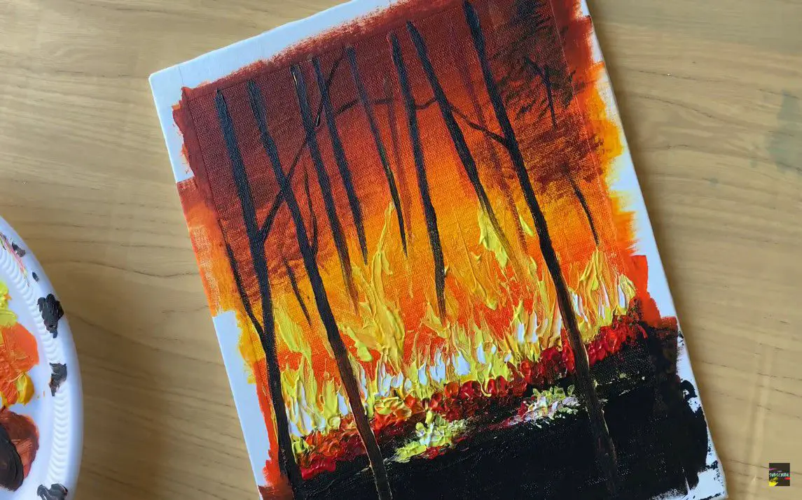 Raging Forest Fire