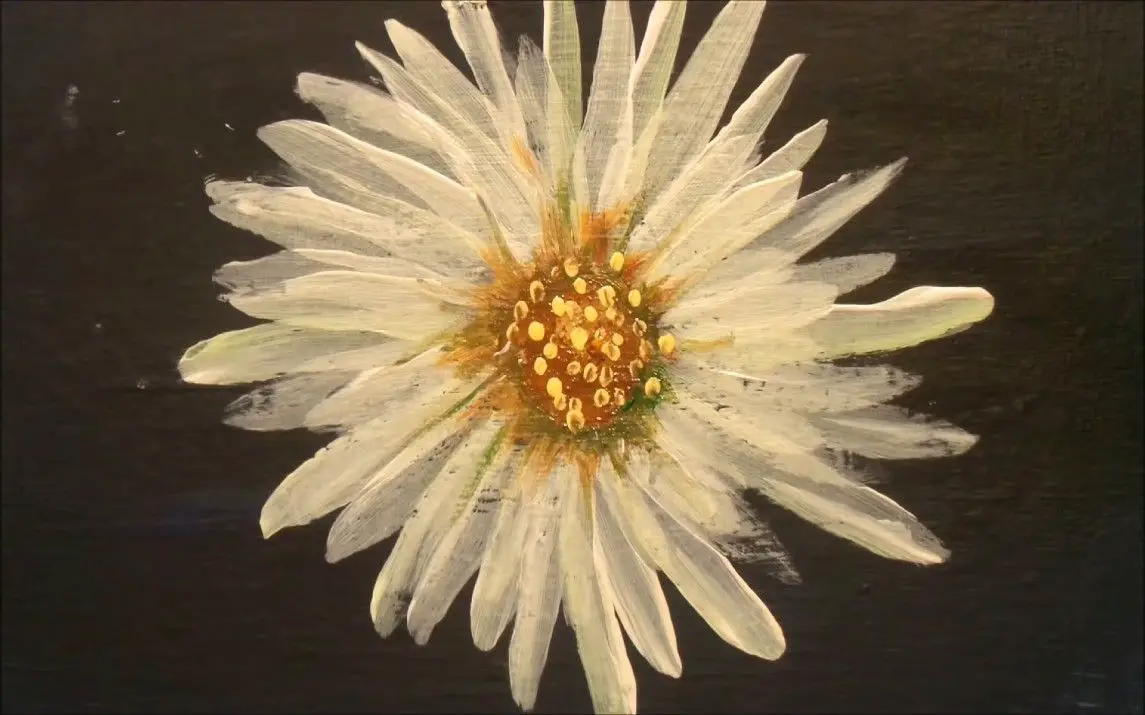 Beautiful and Awe-inspiring Daisy Flower Painting