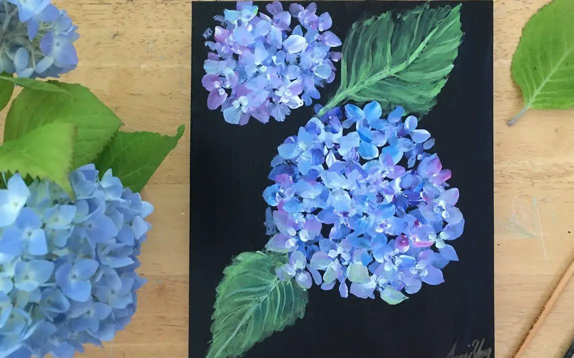 Easy Hydrangea Painting Tutorial