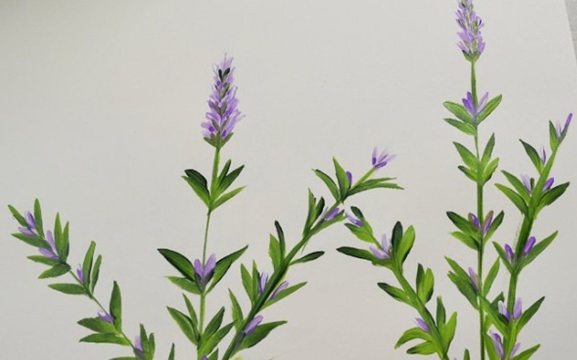 Lavender Painting for Kids