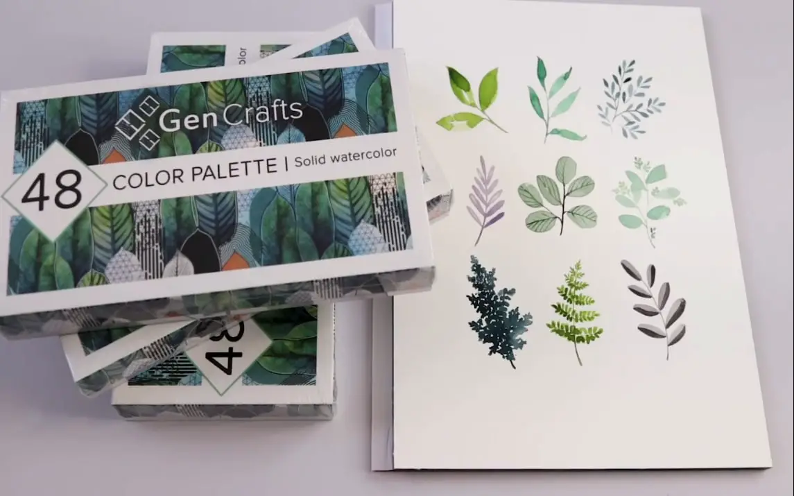 Every Watercolor Leaf You'll Ever Need by Shayda Campbell.