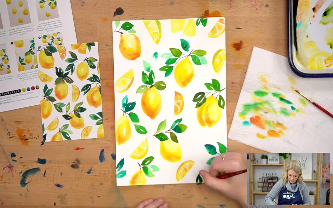 Therapeutic Lemon Painting