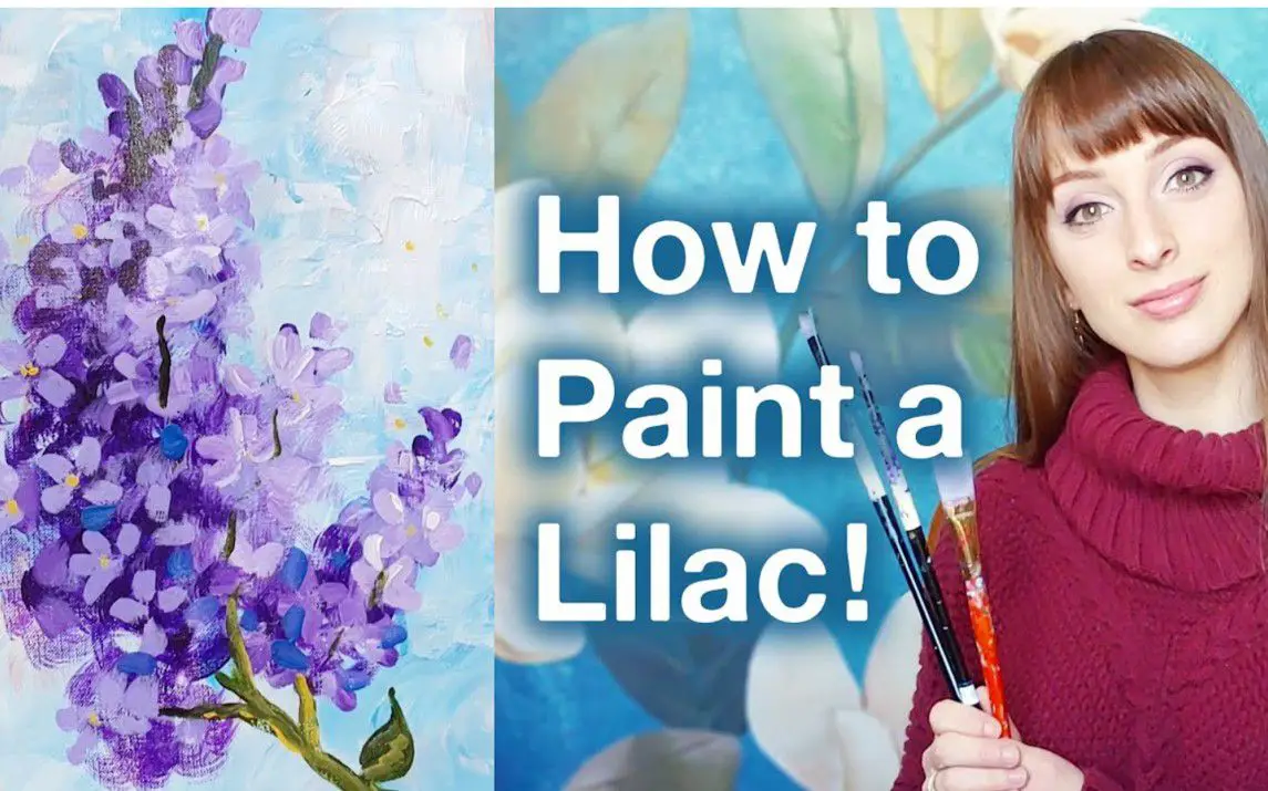 Lilac Painting Tutorial for Beginners