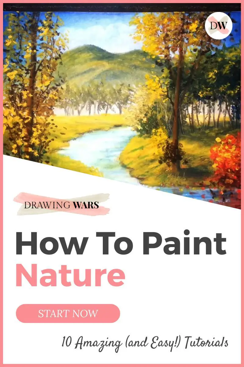 How To Paint Nature: 10 Amazing and Easy Tutorials! Thumbnail