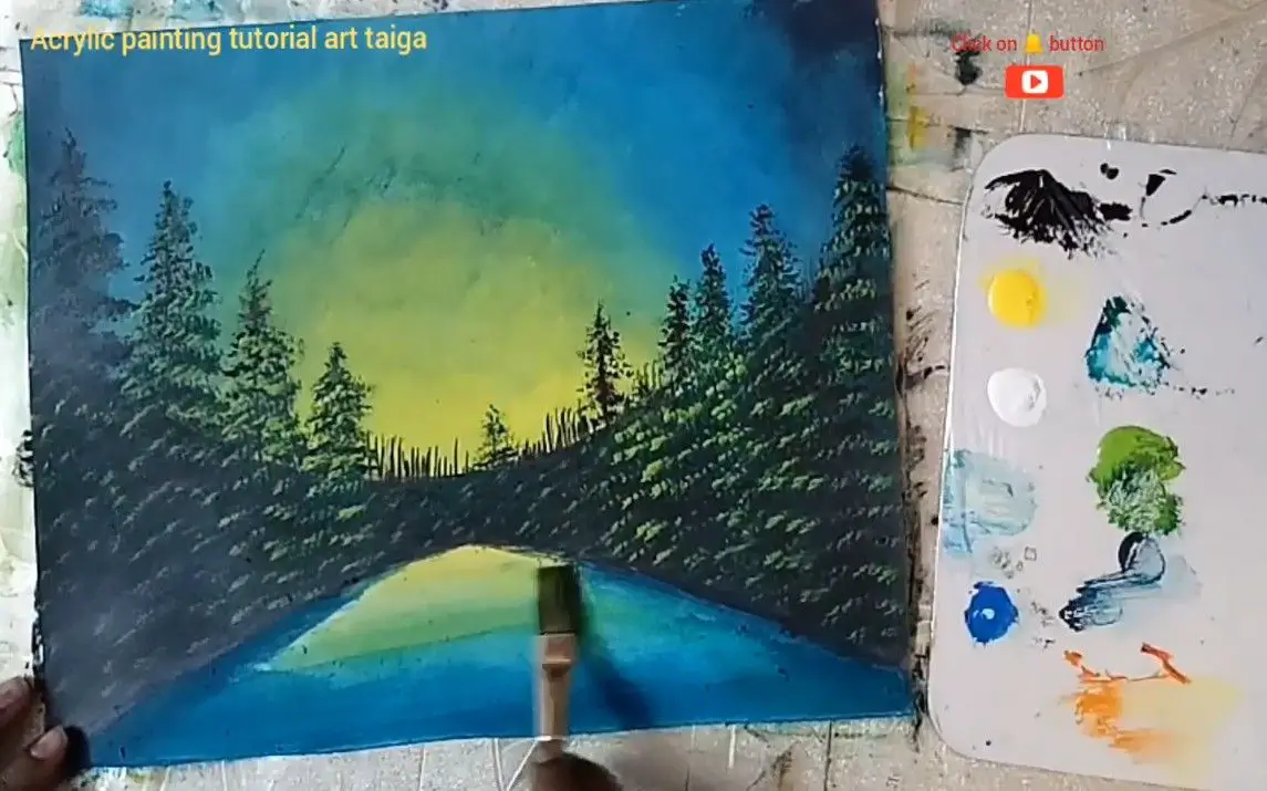 Acrylic Nature Art Painting Tutorial