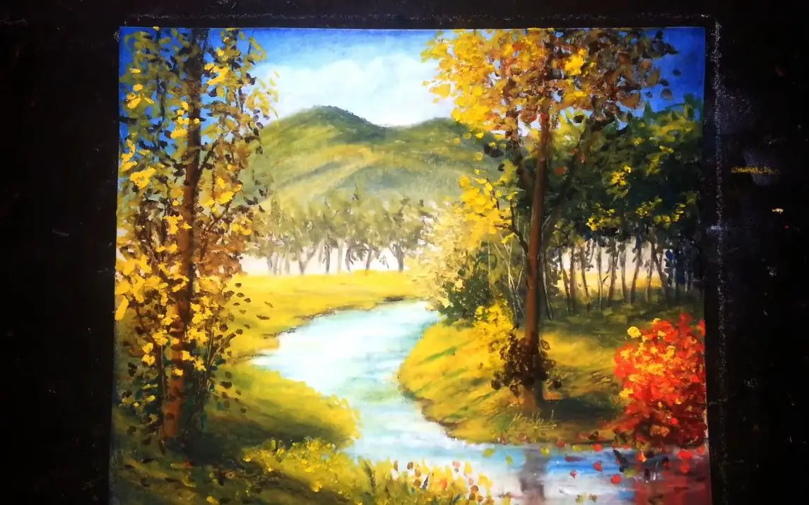 Piant The Best Nature Scenery With Oil Pastels