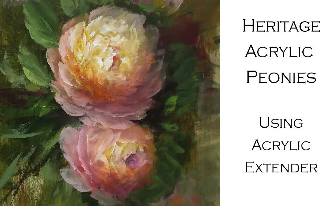 A Simple Approach to Painting Peonies