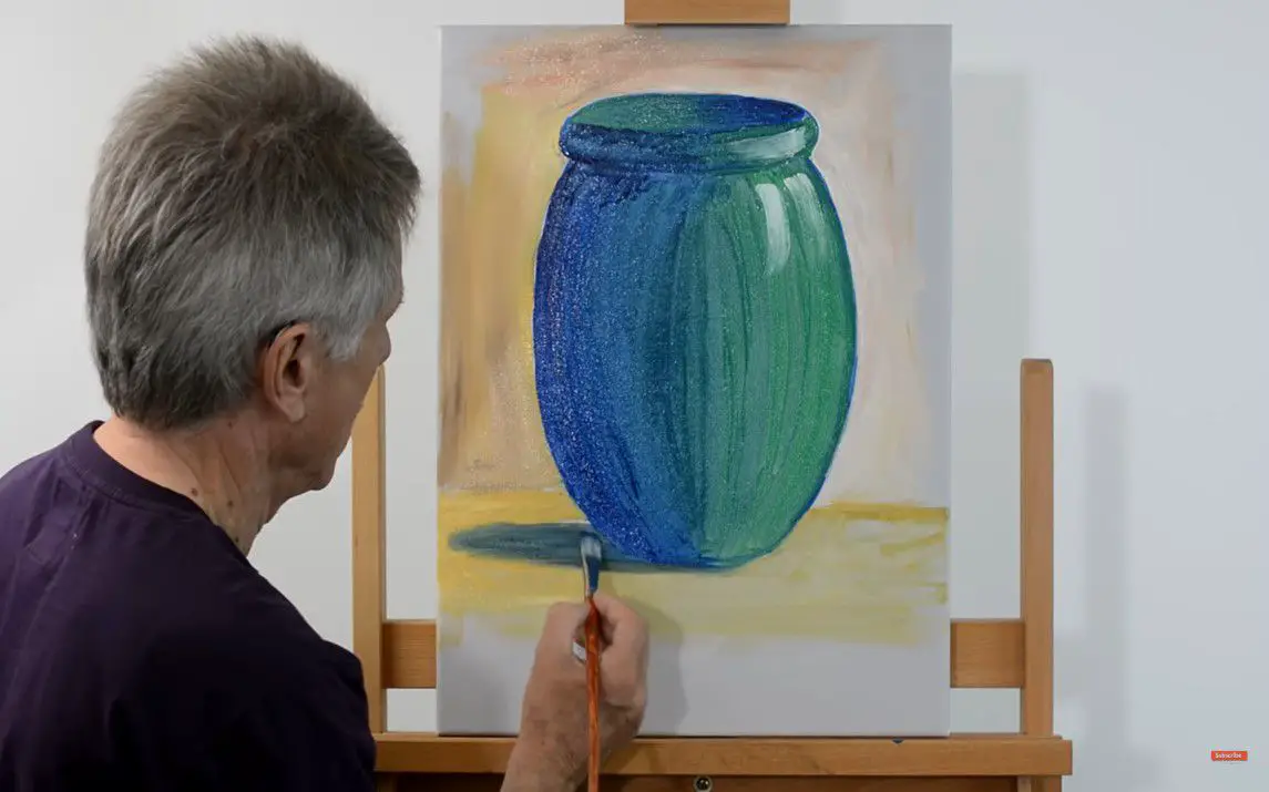 Simple Painting of a Pot