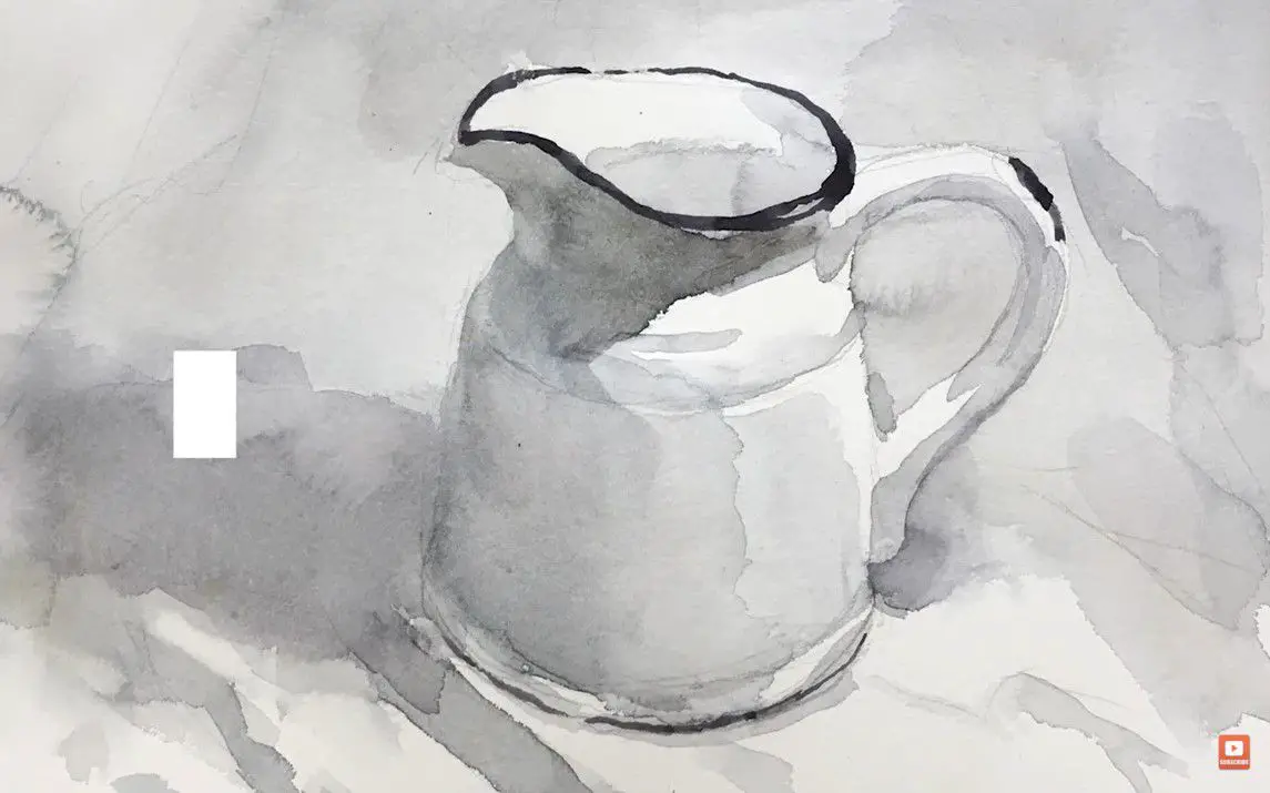 Painting a Simple Water Pitcher