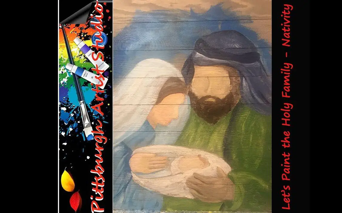 Step by Step Nativity Scene Painting Tutorial