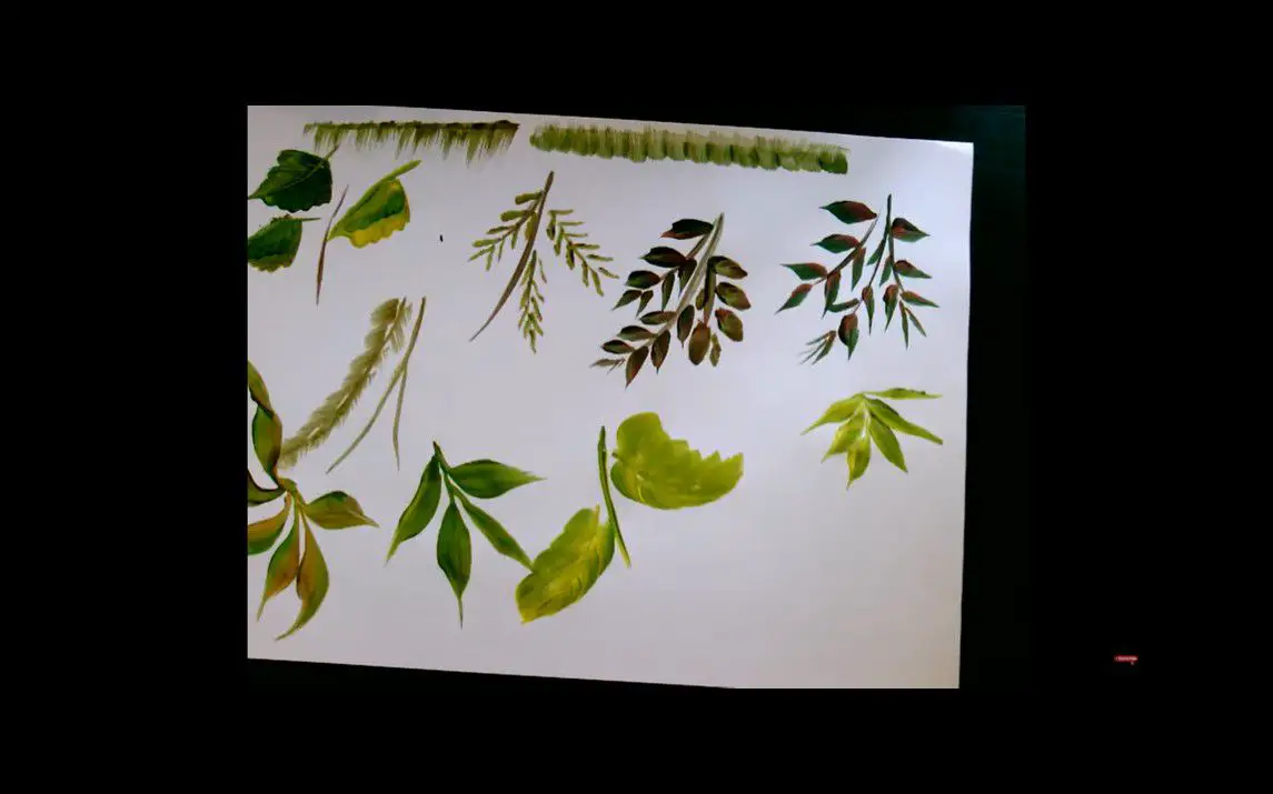 Easy Way to Paint Leaves