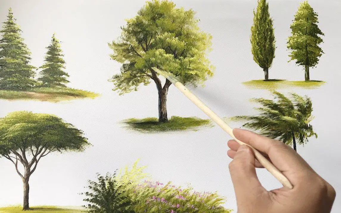 Step by Step Tree Painting Tutorial