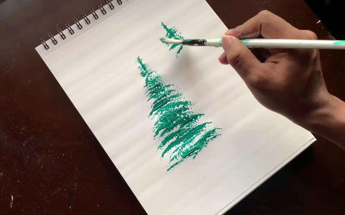 Tree Painting Demonstration for Beginners
