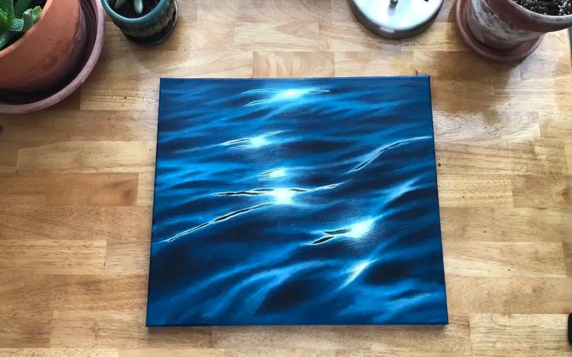 Perfect Painting of a Water Surface