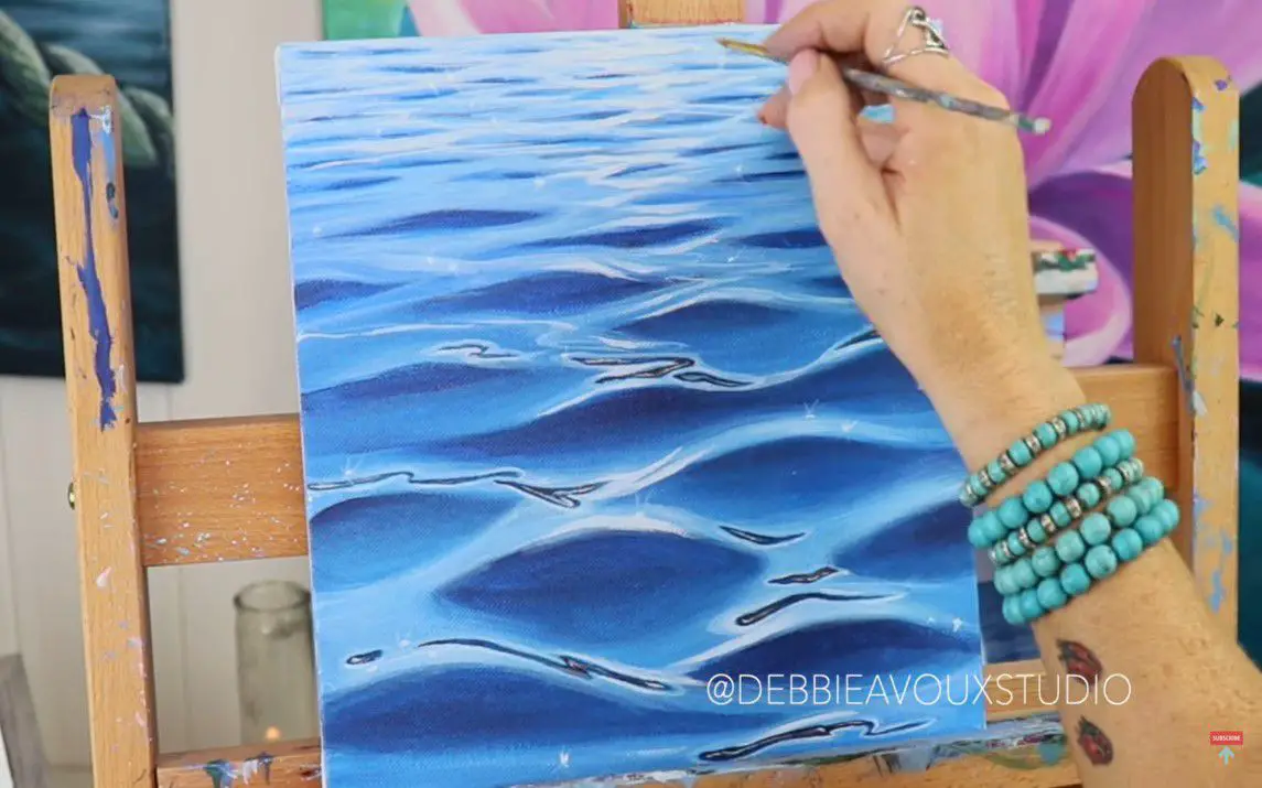 Easy Way to Paint Ocean Water