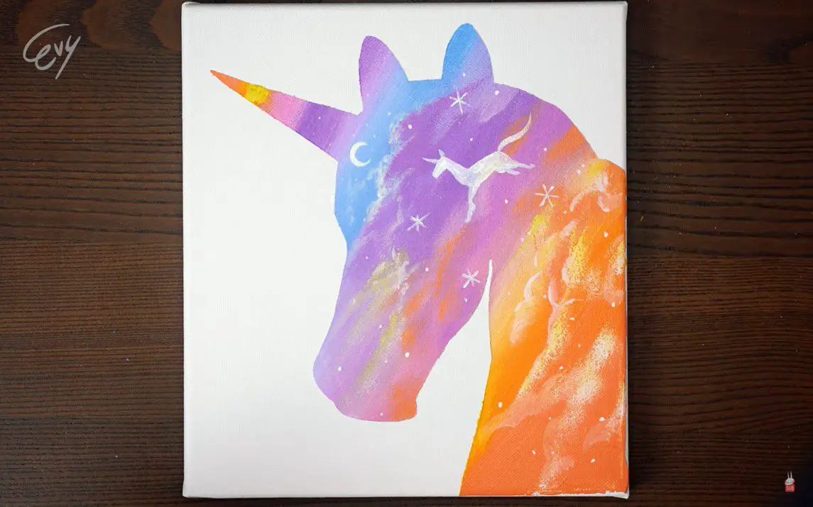 Aesthetic Unicorn Painting