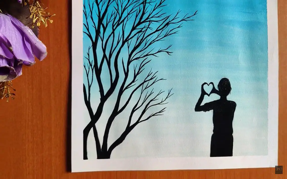 Easy Silhouette Painting
