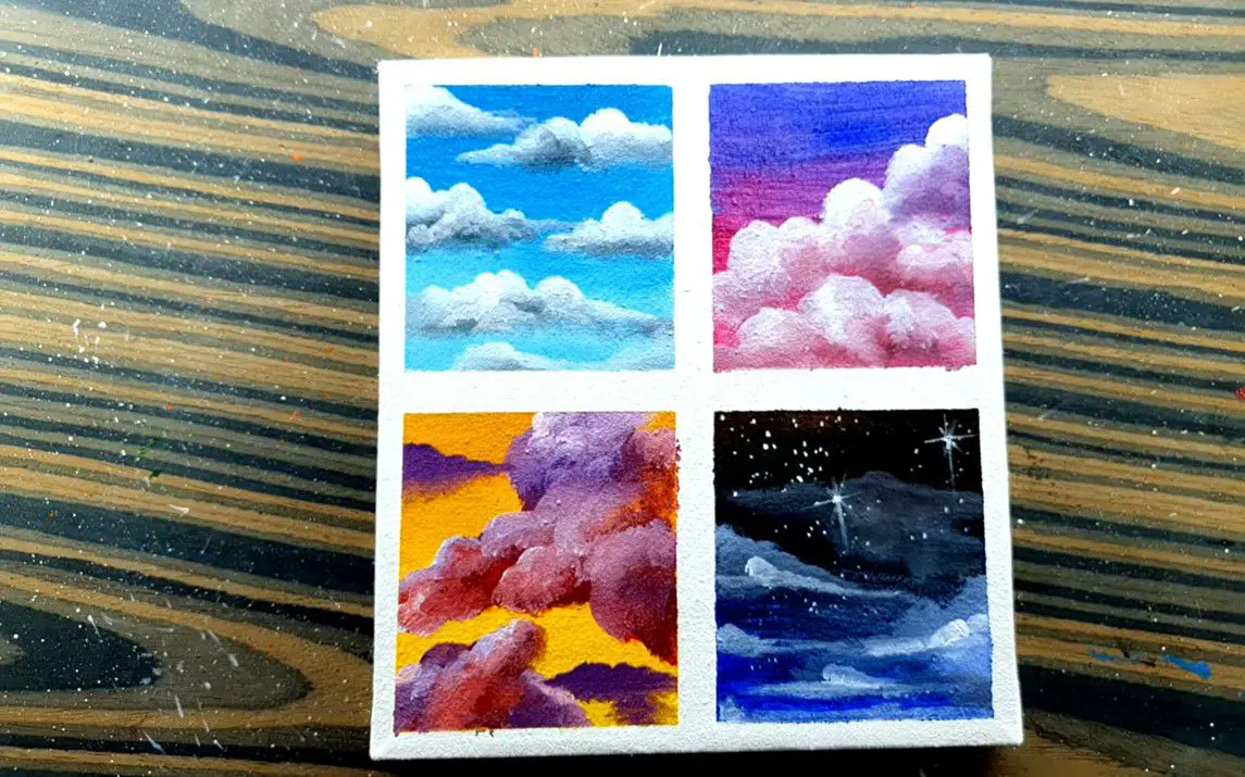 Step by Step Cloud Painting